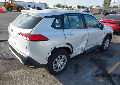 2025 Toyota Corolla Cross L z USA, uszkodzony, nr VIN 7MUAAAAG7SV146470